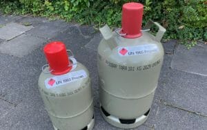 5 kg 11kg Gasflaschen grau