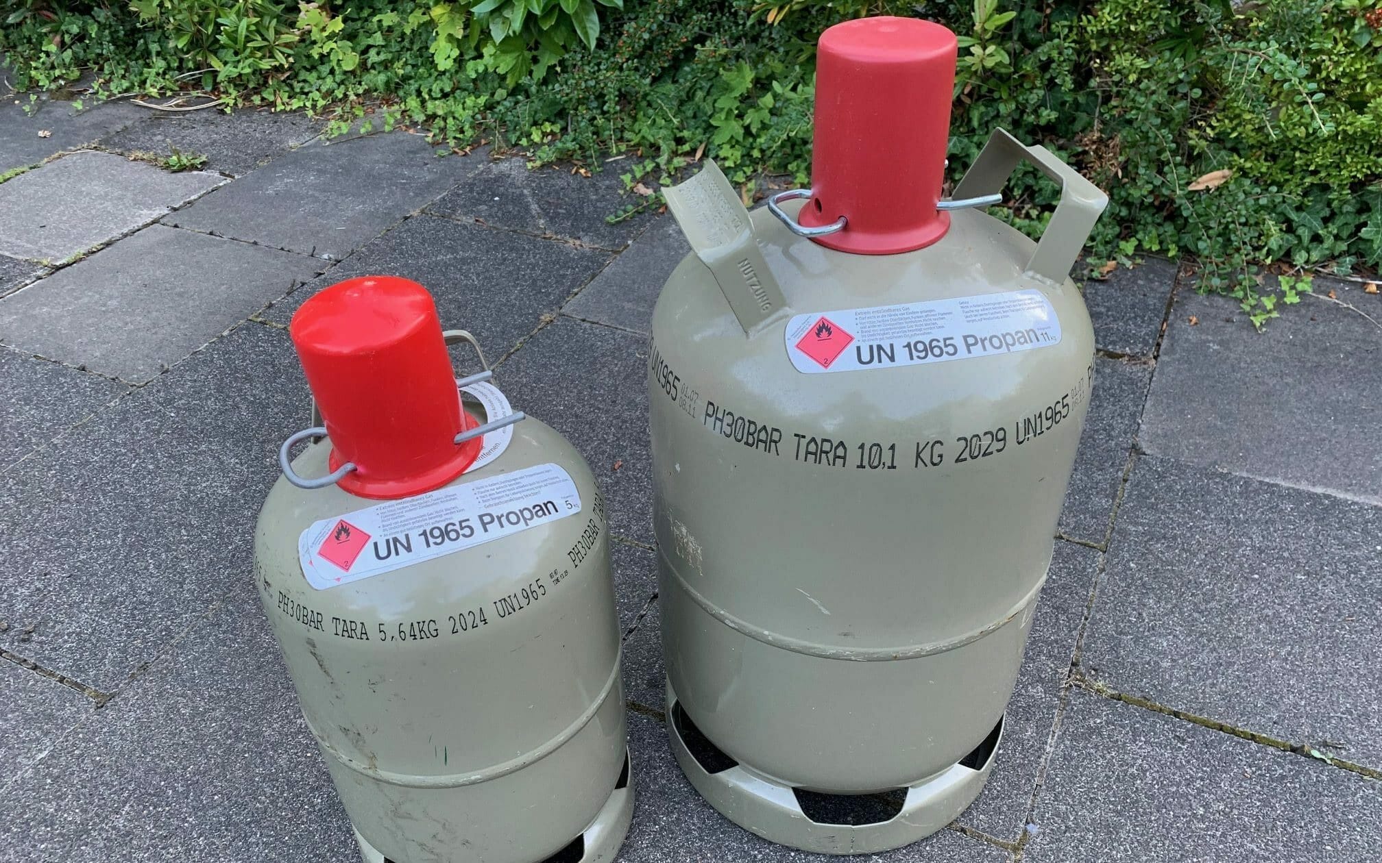 Füllung Gasflasche 11kg grau