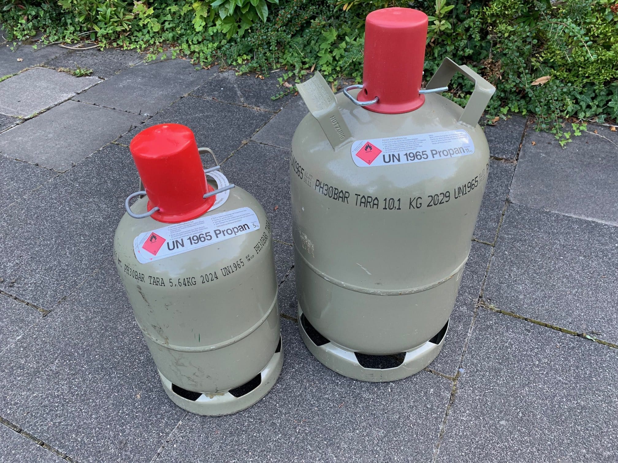 Gasflaschengrößen und ihre Maße im Überblick Gasflasche.de