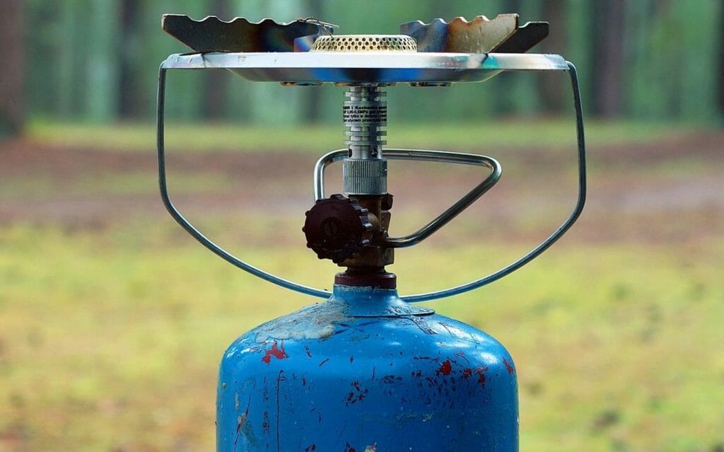 Campingaz Flasche im Outdoor-Einsatz