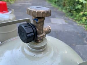 Sicherheitsventil einer Gasflasche